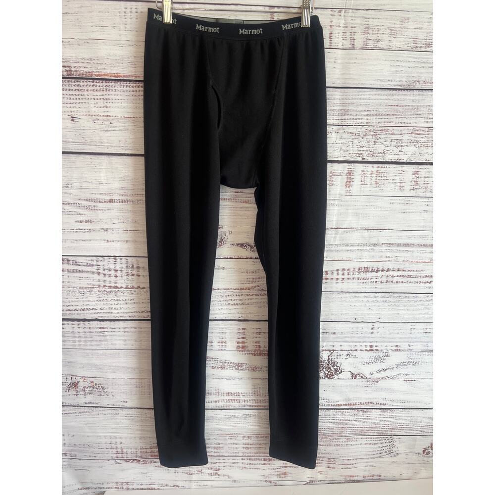 Marmot Men's Base Layer Pants Long Johns Thermal Tights Black Medium
